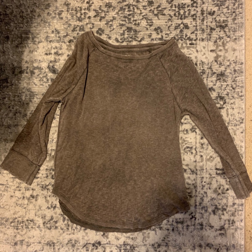 grey long sleeve